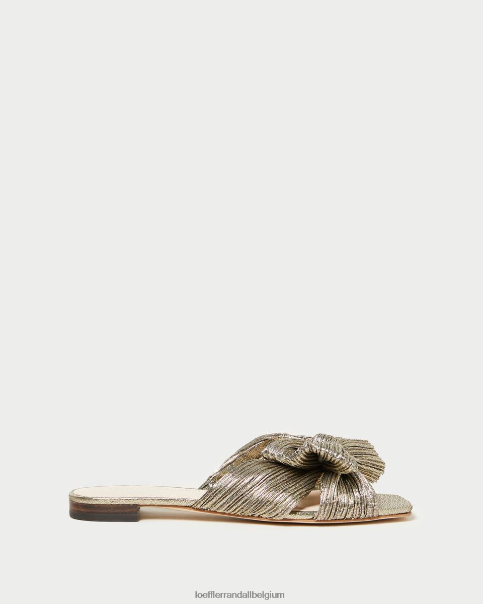 chaussures Loeffler Randall toboggan à arc Daphné or foncé femmes 04V42L115