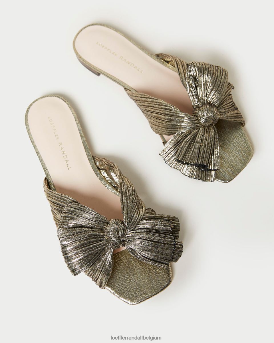 chaussures Loeffler Randall toboggan à arc Daphné or foncé femmes 04V42L115