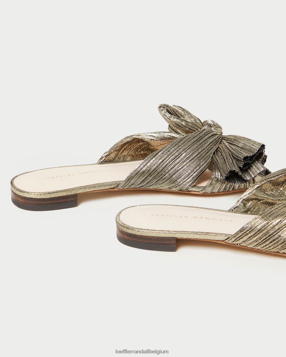 chaussures Loeffler Randall toboggan à arc Daphné or foncé femmes 04V42L115