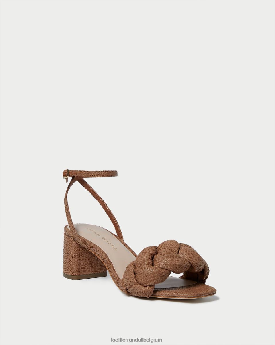 chaussures Loeffler Randall avril talon bas brun femmes 04V42L61