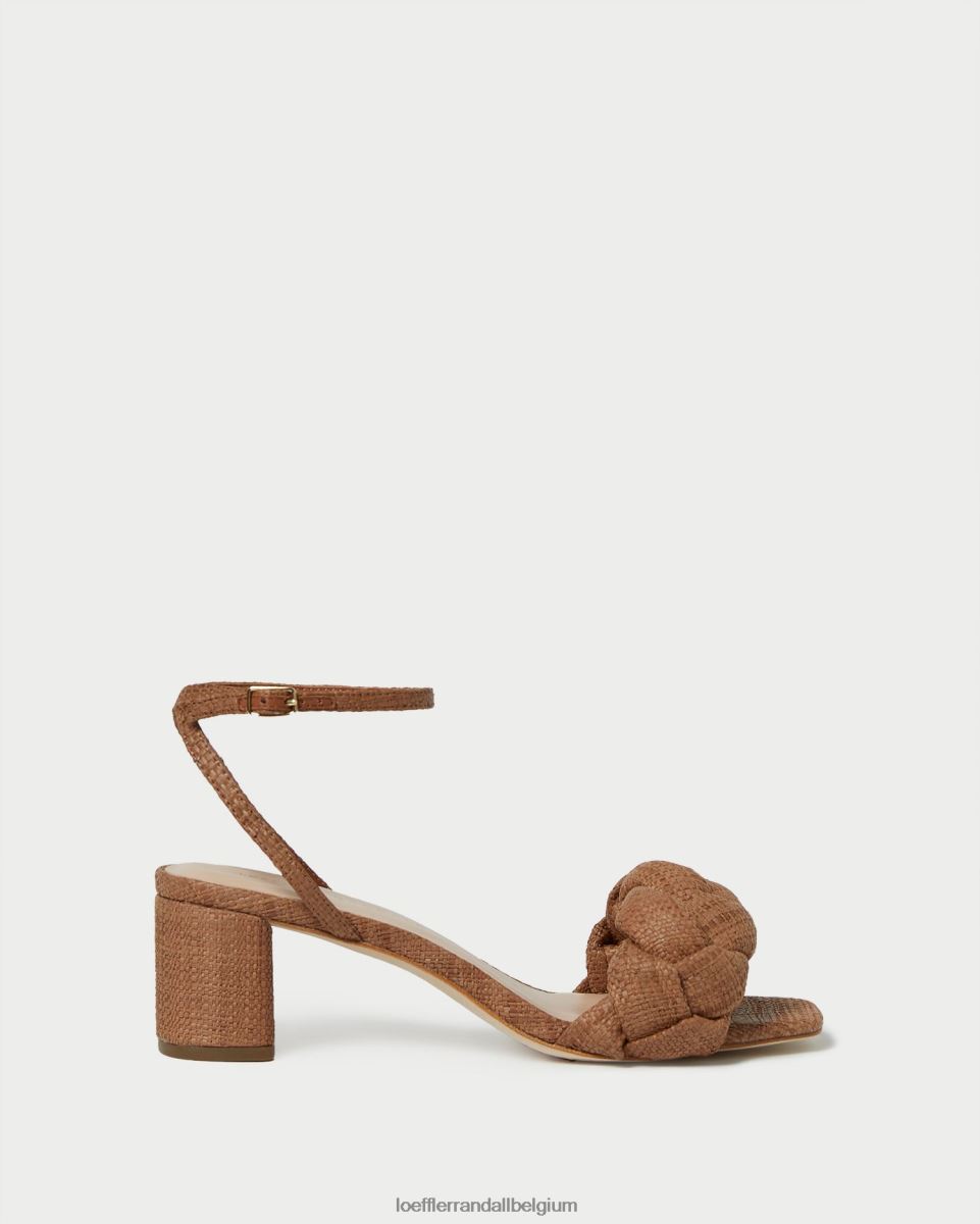 chaussures Loeffler Randall avril talon bas brun femmes 04V42L61