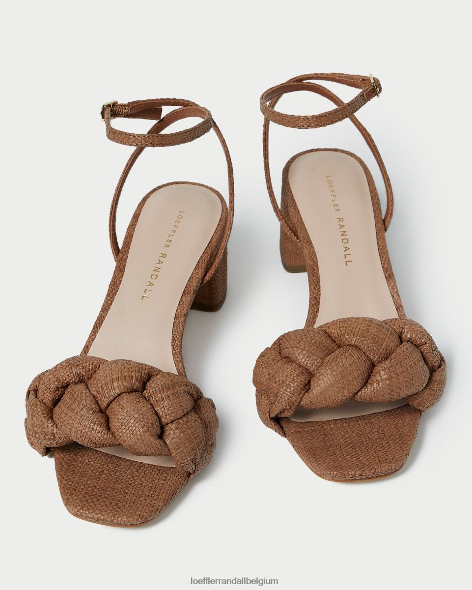 chaussures Loeffler Randall avril talon bas brun femmes 04V42L61