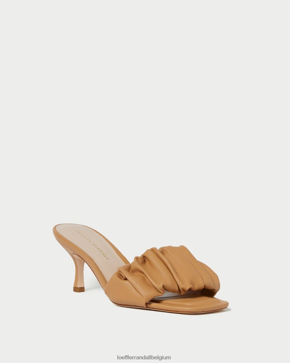chaussures Loeffler Randall mule à petit talon bianca dune femmes 04V42L67