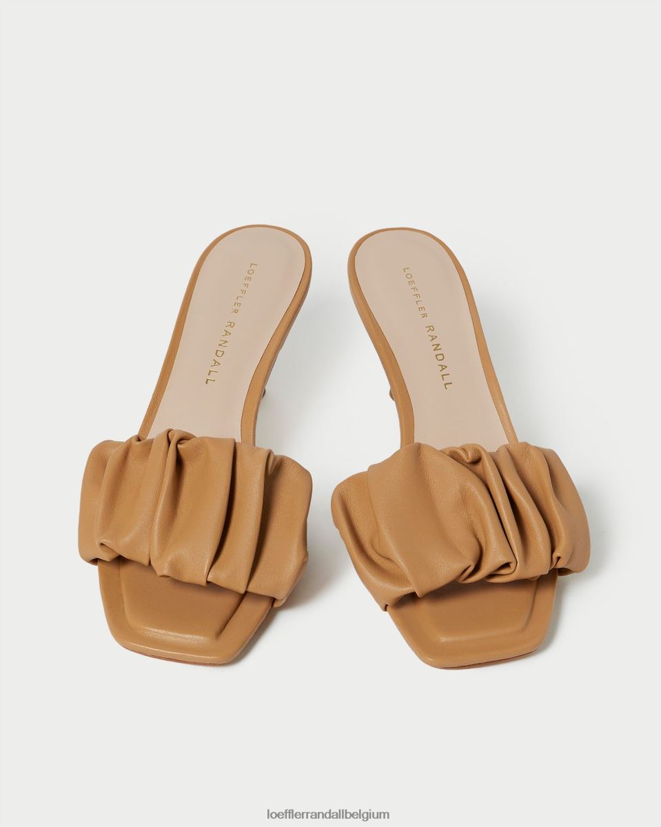 chaussures Loeffler Randall mule à petit talon bianca dune femmes 04V42L67