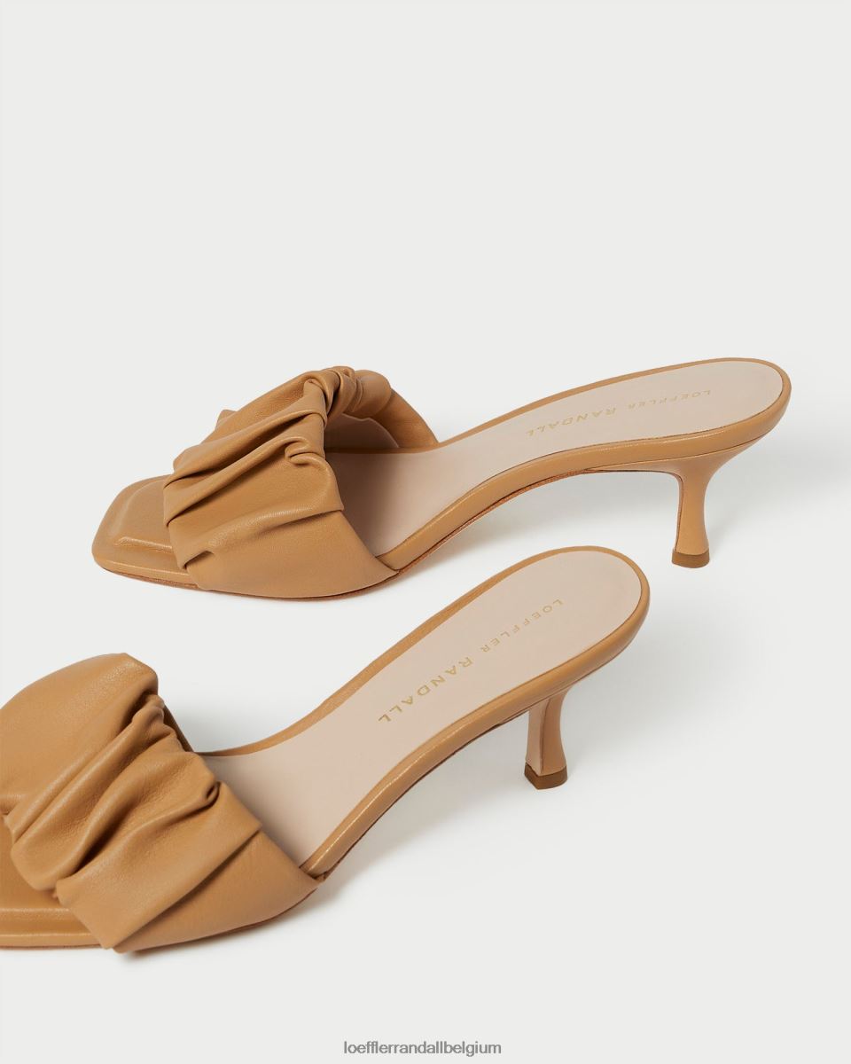 chaussures Loeffler Randall mule à petit talon bianca dune femmes 04V42L67