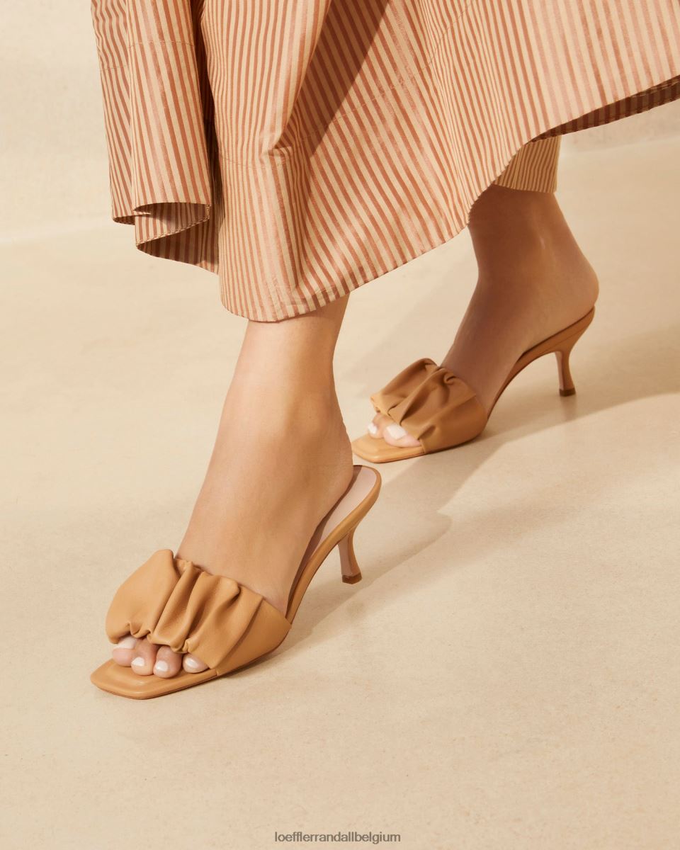 chaussures Loeffler Randall mule à petit talon bianca dune femmes 04V42L67