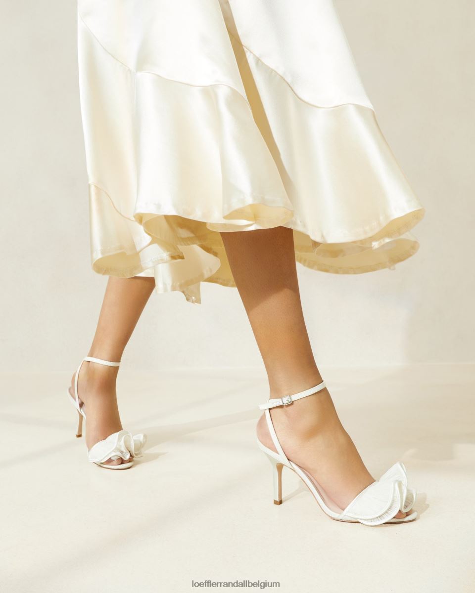 chaussures Loeffler Randall sandale à talon et volants Estella perle femmes 04V42L42