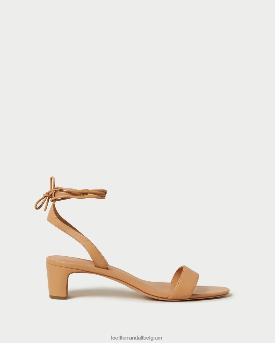 chaussures Loeffler Randall sandale à talon mi-haut jackie dune femmes 04V42L54