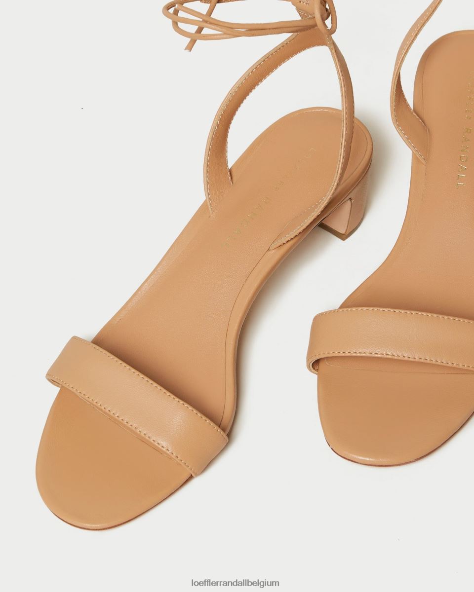 chaussures Loeffler Randall sandale à talon mi-haut jackie dune femmes 04V42L54