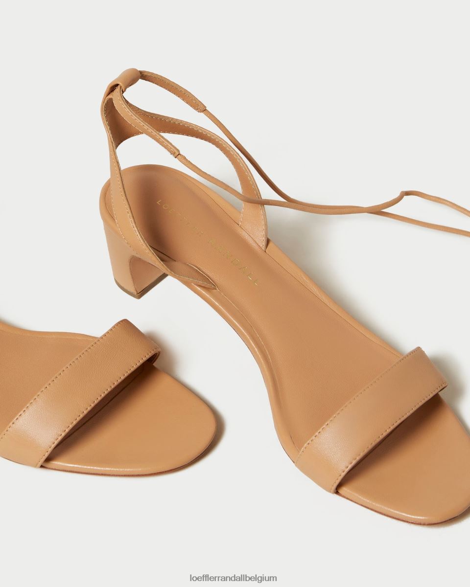 chaussures Loeffler Randall sandale à talon mi-haut jackie dune femmes 04V42L54