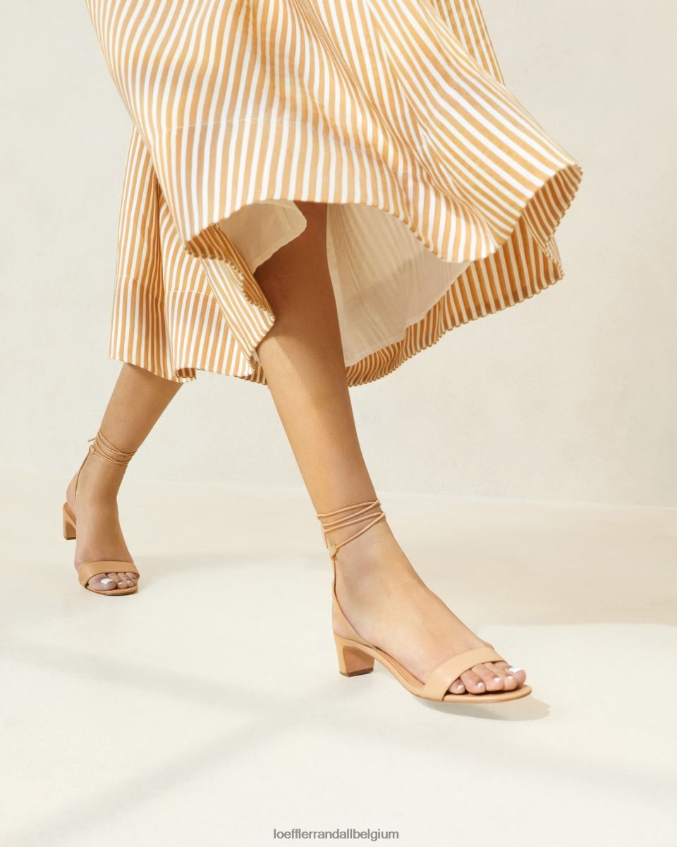 chaussures Loeffler Randall sandale à talon mi-haut jackie dune femmes 04V42L54