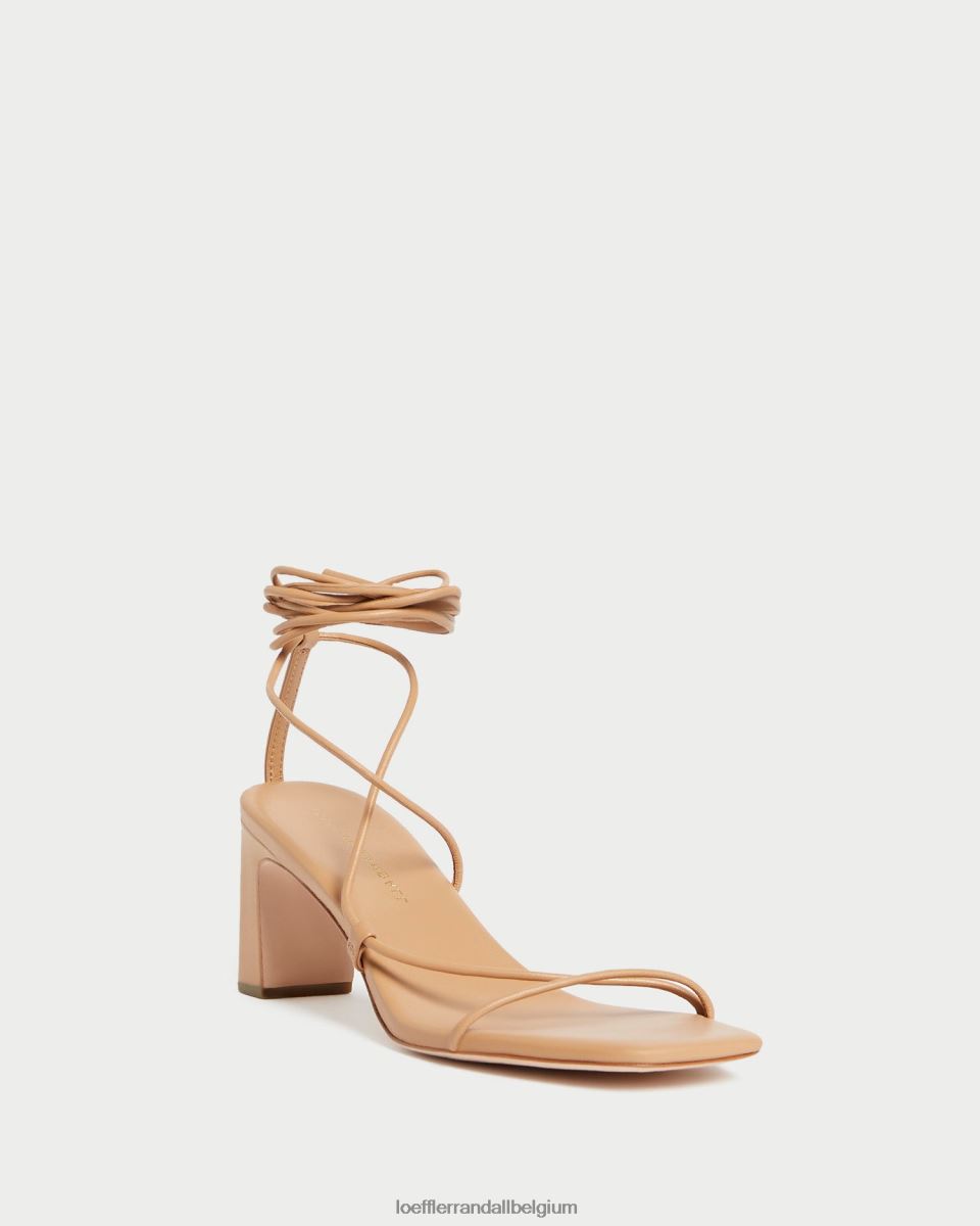 chaussures Loeffler Randall talon enroulé à la cheville cosette dune femmes 04V42L77