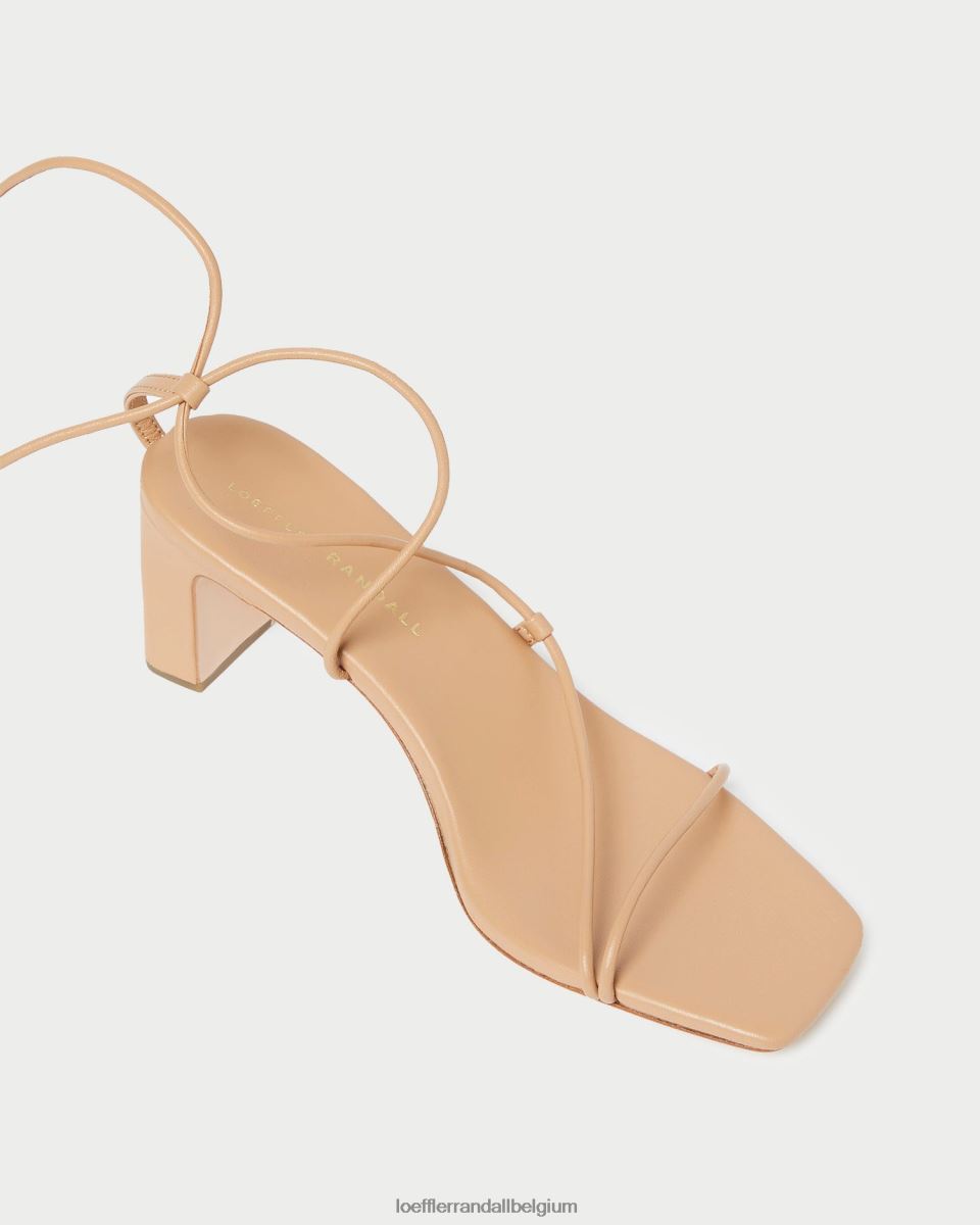 chaussures Loeffler Randall talon enroulé à la cheville cosette dune femmes 04V42L77