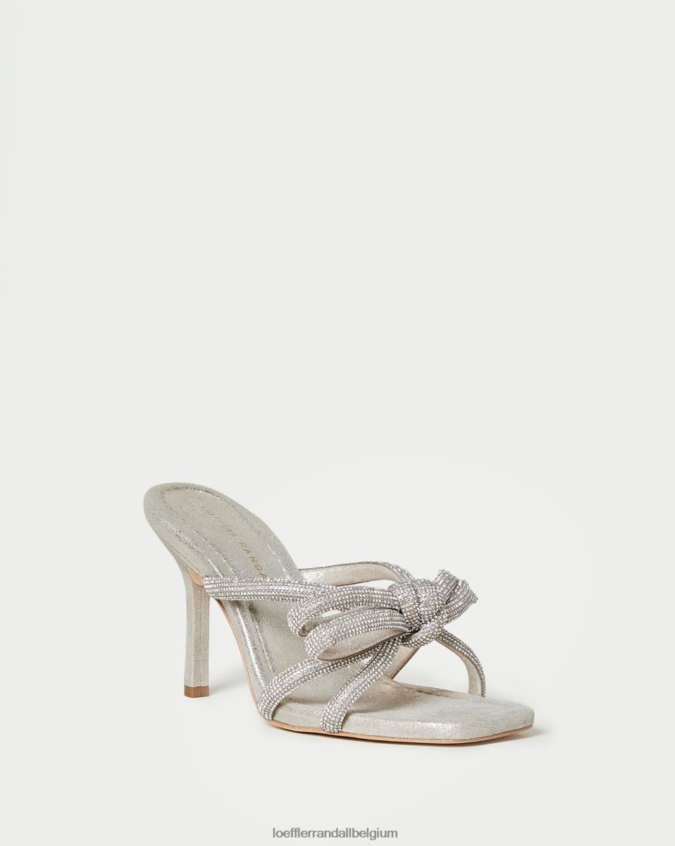 chaussures Loeffler Randall talon à nœud margi cappuccino femmes 04V42L28