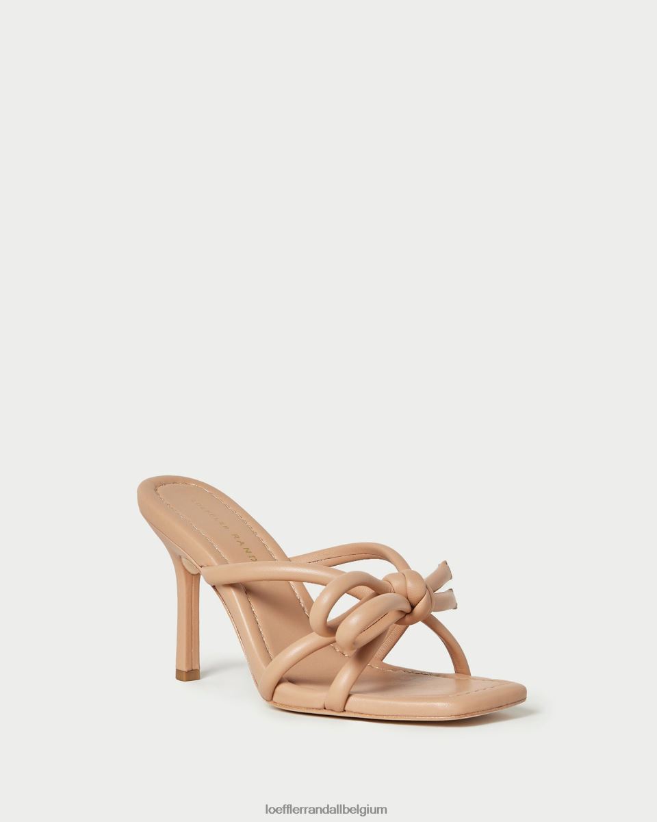 chaussures Loeffler Randall talon à nœud margi dune femmes 04V42L38