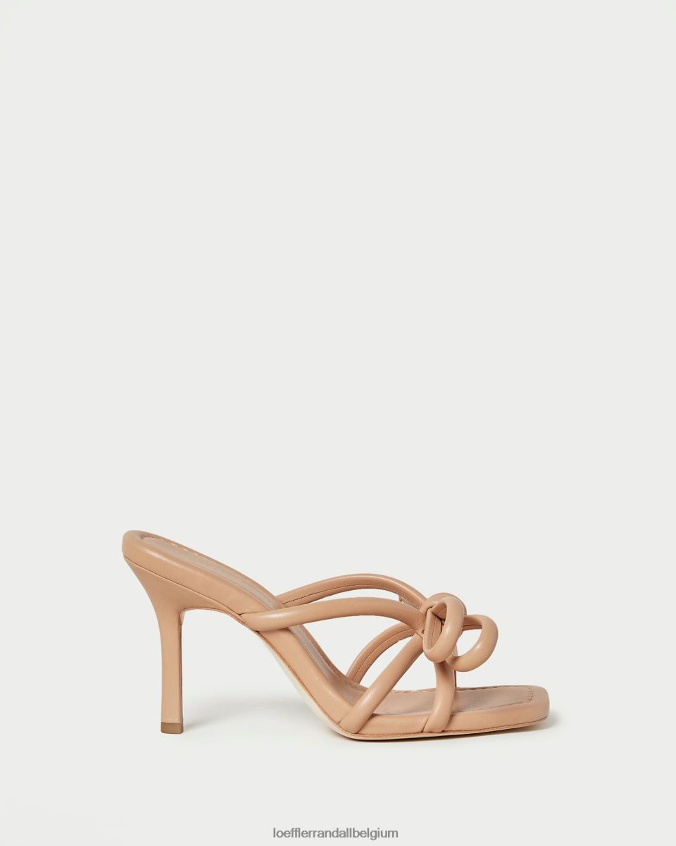 chaussures Loeffler Randall talon à nœud margi dune femmes 04V42L38