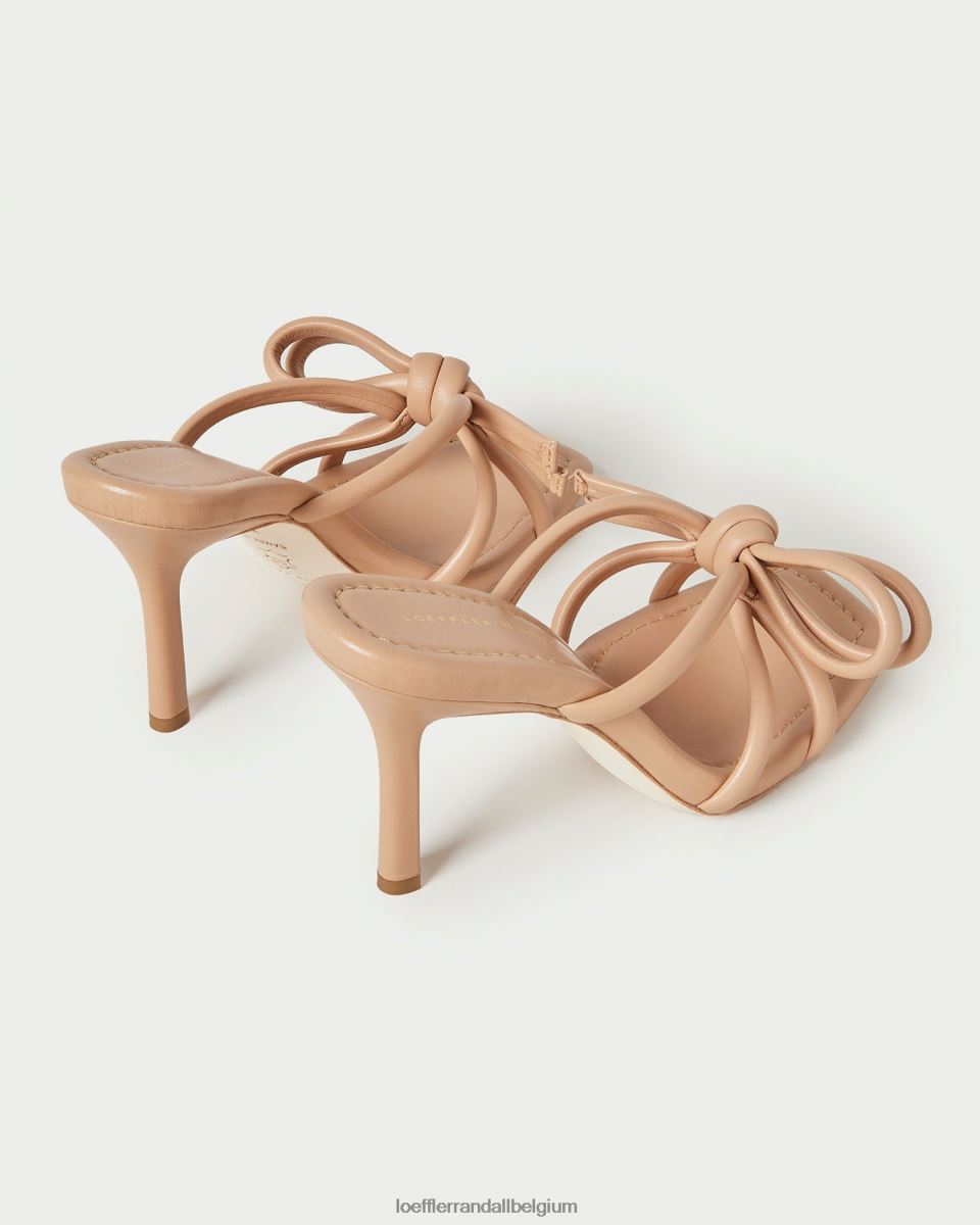 chaussures Loeffler Randall talon à nœud margi dune femmes 04V42L38