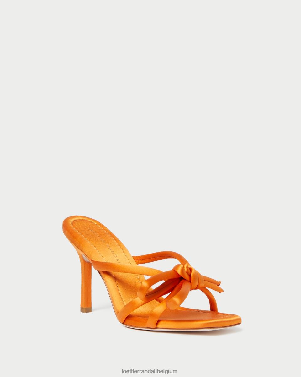 chaussures Loeffler Randall talon à nœud margi souci femmes 04V42L93