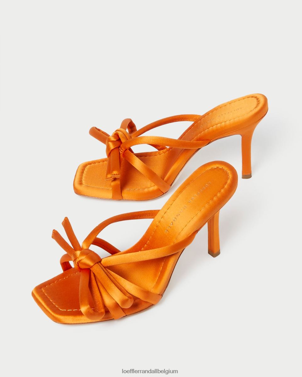 chaussures Loeffler Randall talon à nœud margi souci femmes 04V42L93