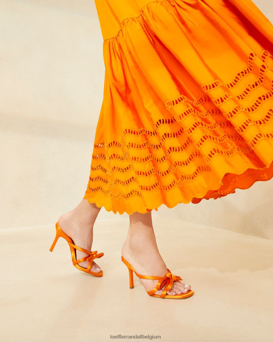 chaussures Loeffler Randall talon à nœud margi souci femmes 04V42L93