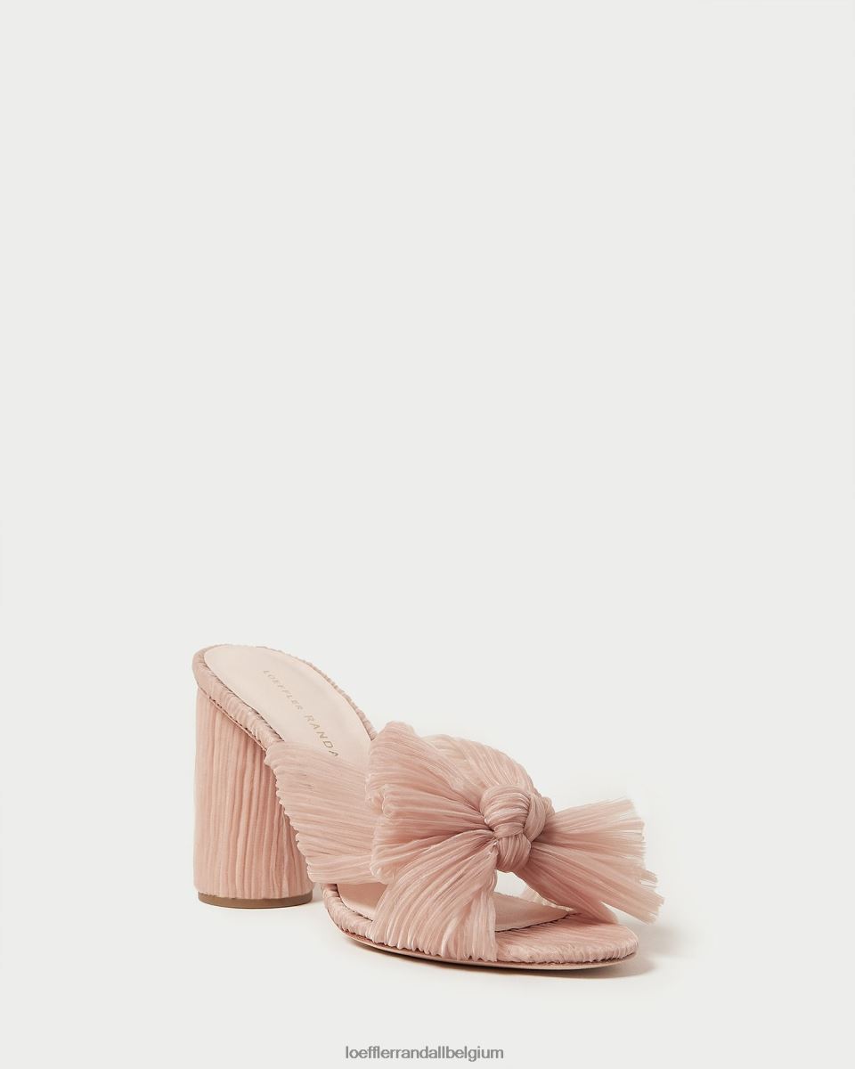 chaussures Loeffler Randall talon à nœud plissé beauté femmes 04V42L20