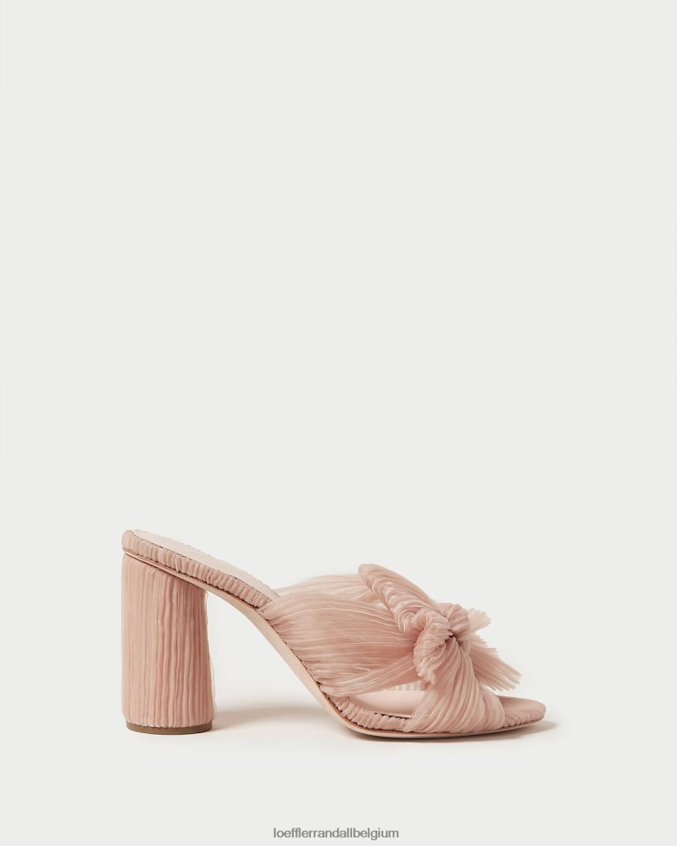 chaussures Loeffler Randall talon à nœud plissé beauté femmes 04V42L20