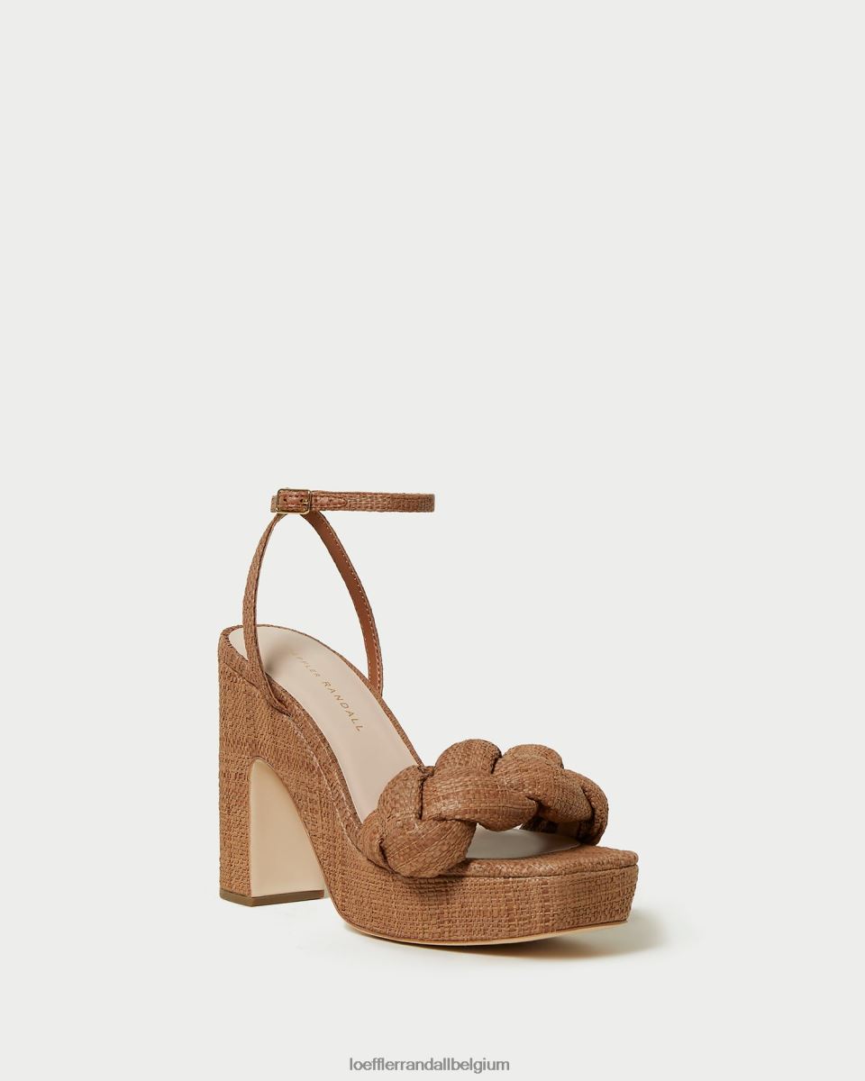 chaussures Loeffler Randall talon plateforme fae brun femmes 04V42L56