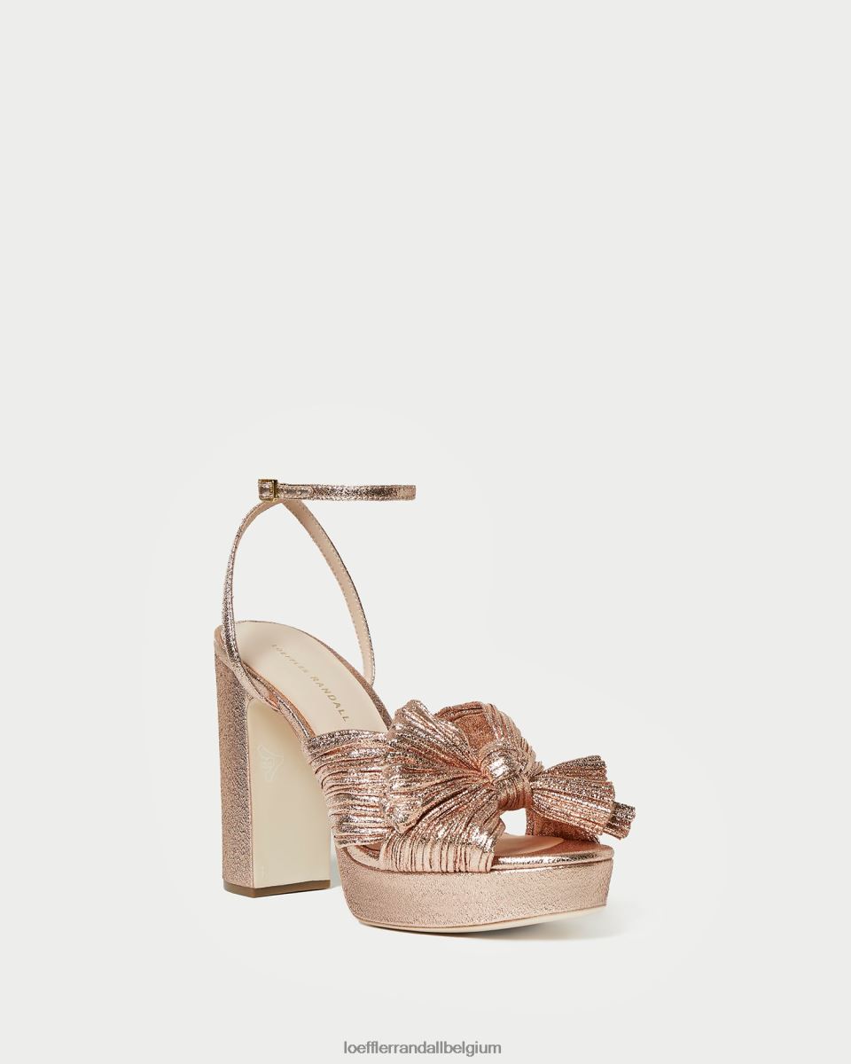 chaussures Loeffler Randall talon à plateforme natalia dune femmes 04V42L58