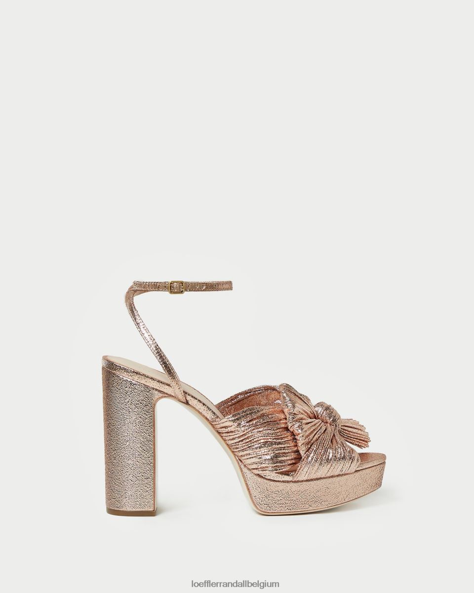 chaussures Loeffler Randall talon à plateforme natalia dune femmes 04V42L58