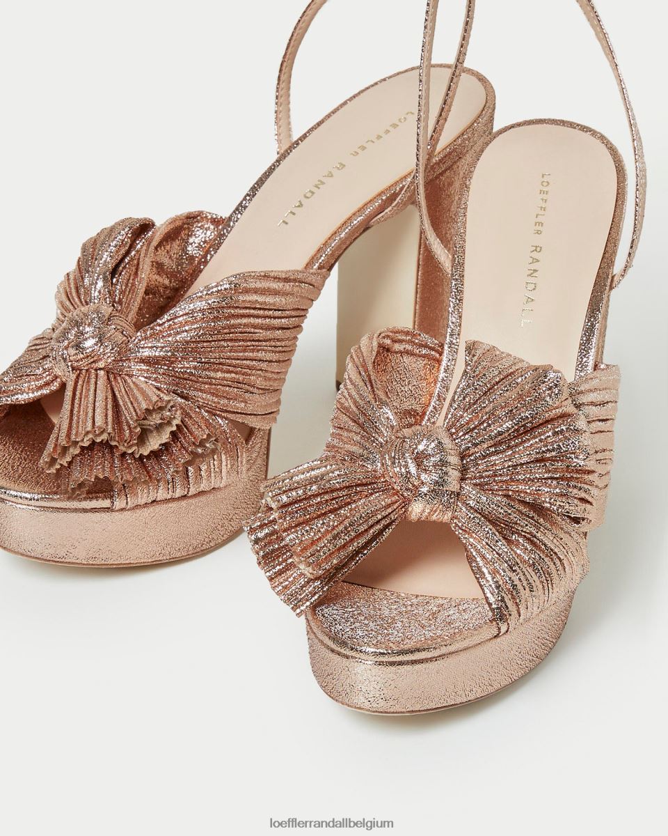 chaussures Loeffler Randall talon à plateforme natalia dune femmes 04V42L58