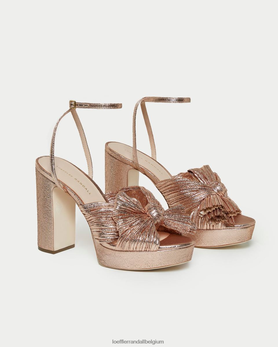 chaussures Loeffler Randall talon à plateforme natalia dune femmes 04V42L58