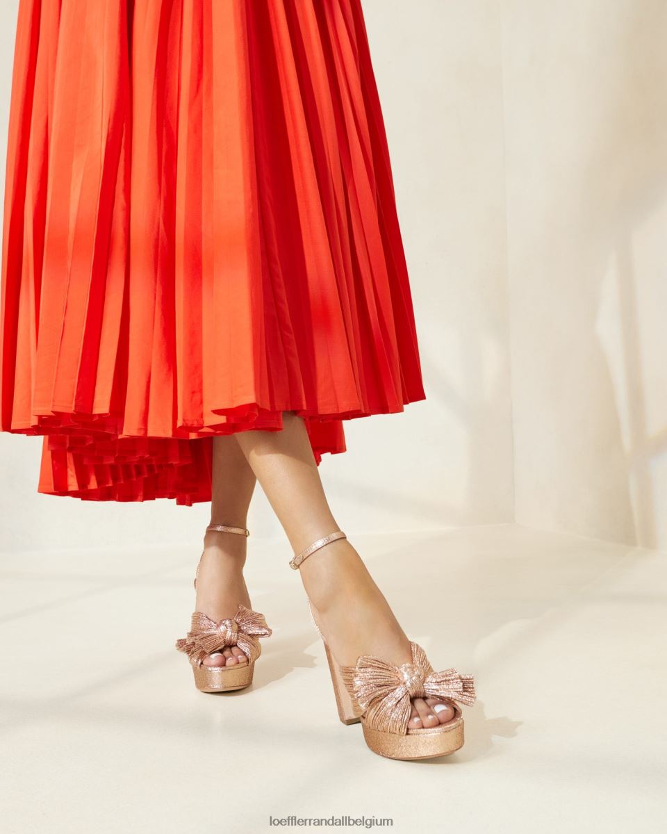 chaussures Loeffler Randall talon à plateforme natalia dune femmes 04V42L58