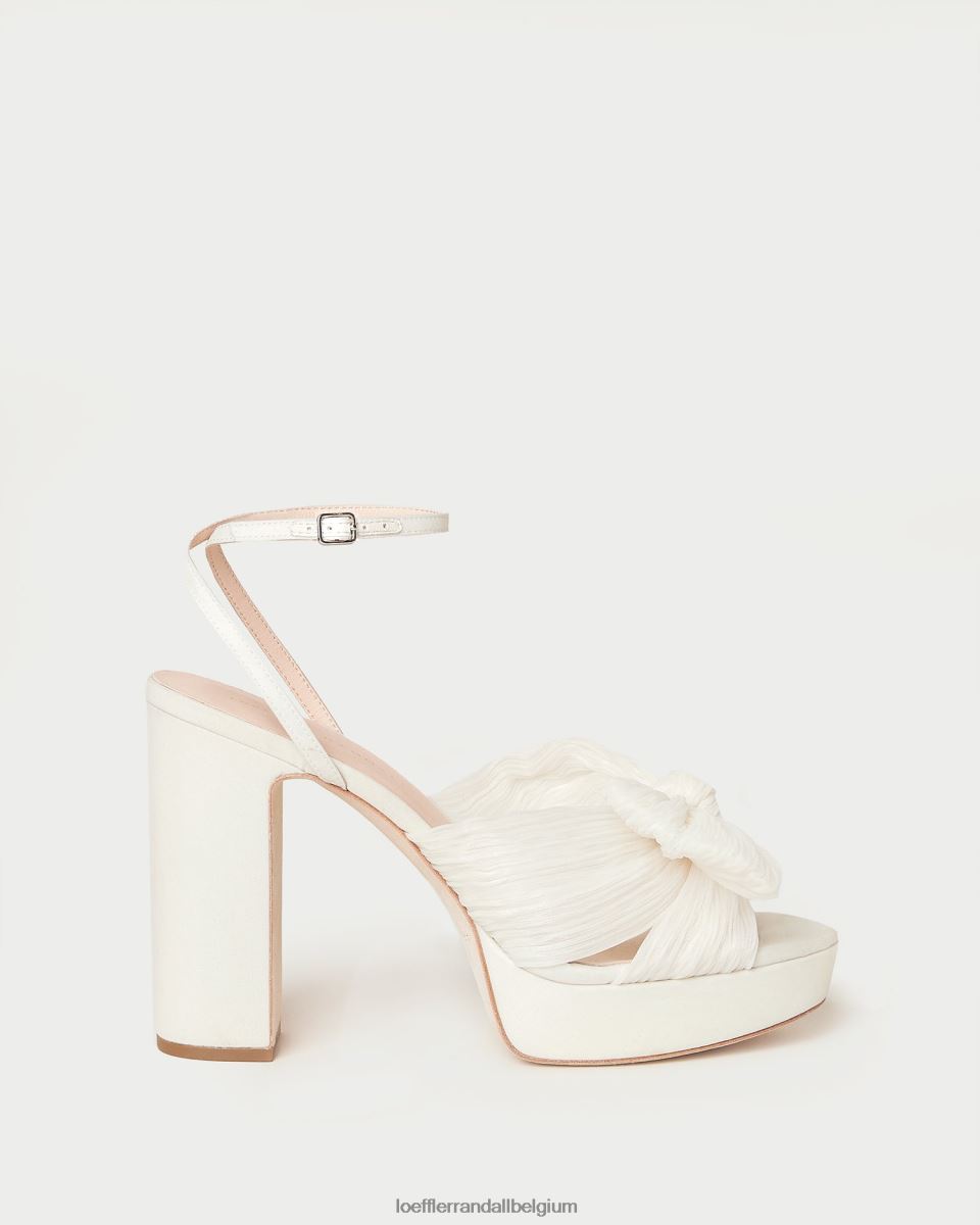 chaussures Loeffler Randall talon à plateforme natalia perle femmes 04V42L14