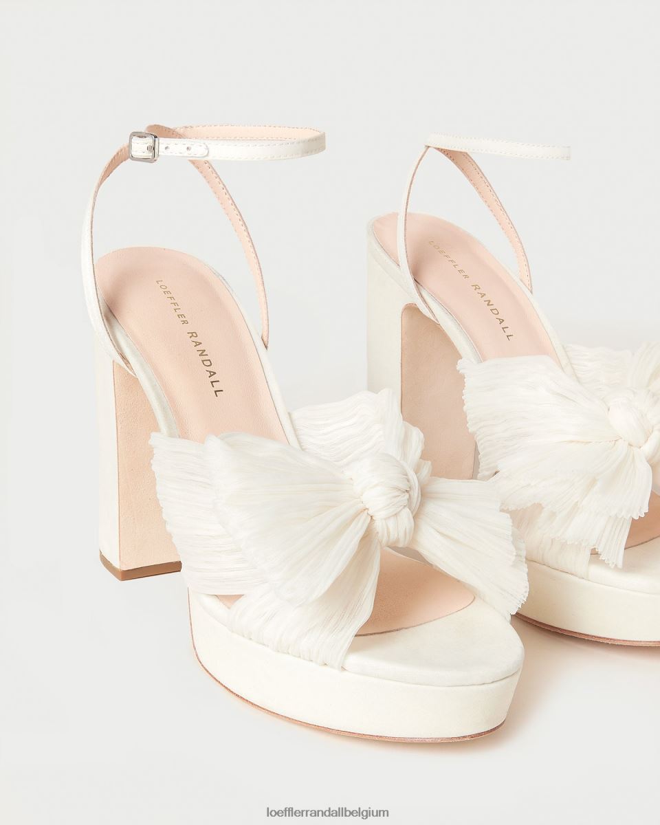 chaussures Loeffler Randall talon à plateforme natalia perle femmes 04V42L14
