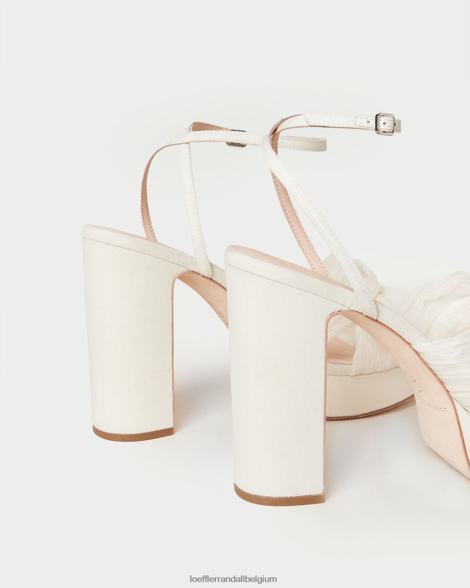 chaussures Loeffler Randall talon à plateforme natalia perle femmes 04V42L14