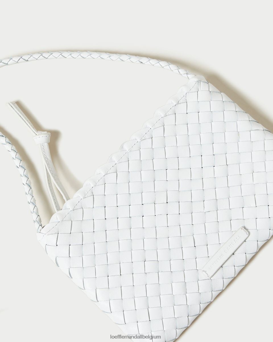Sacs Loeffler Randall sac à bandoulière tissé marison blanc femmes 04V42L330