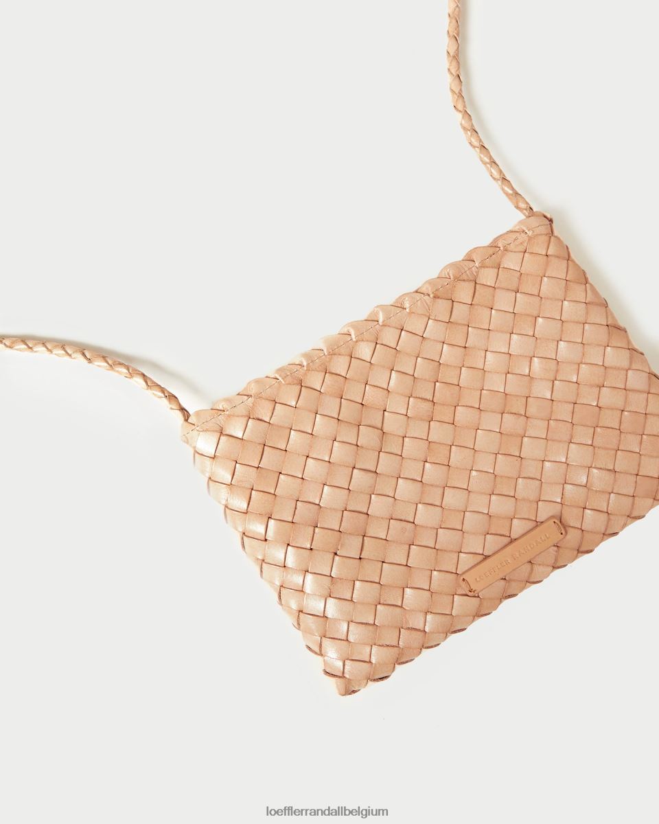 Sacs Loeffler Randall sac à bandoulière tissé marison sable du désert femmes 04V42L325