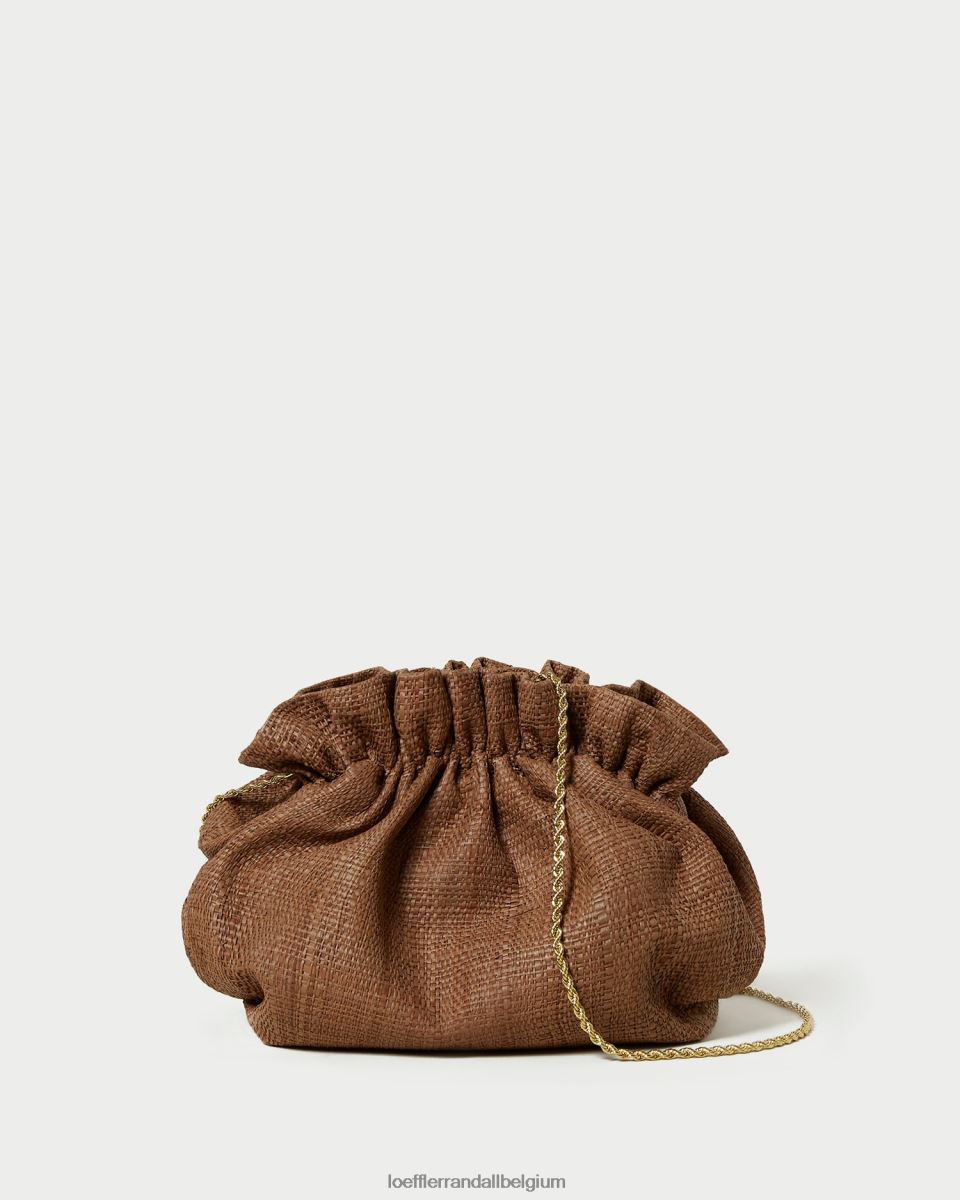 Sacs Loeffler Randall mini pochette willa brun femmes 04V42L372