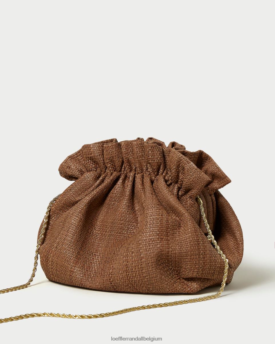 Sacs Loeffler Randall mini pochette willa brun femmes 04V42L372