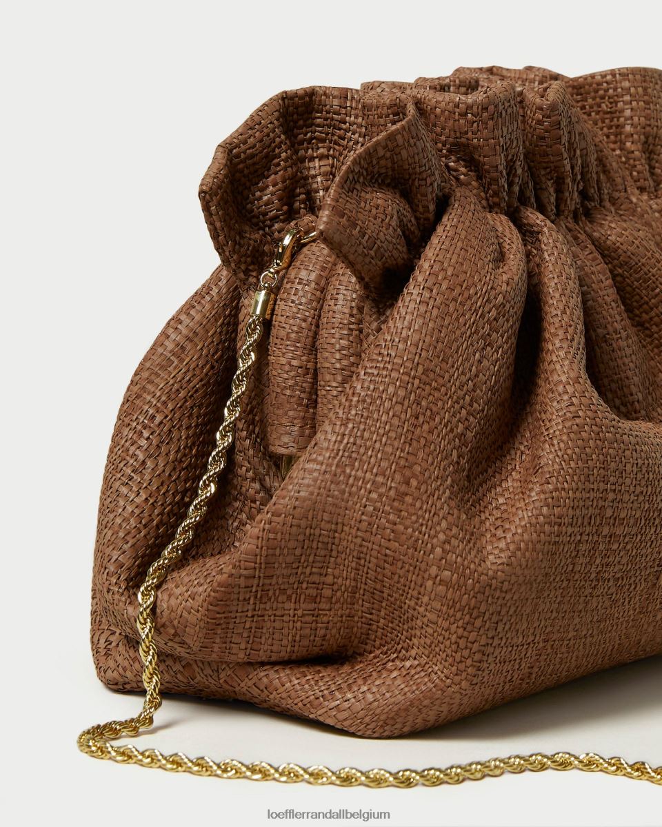Sacs Loeffler Randall mini pochette willa brun femmes 04V42L372