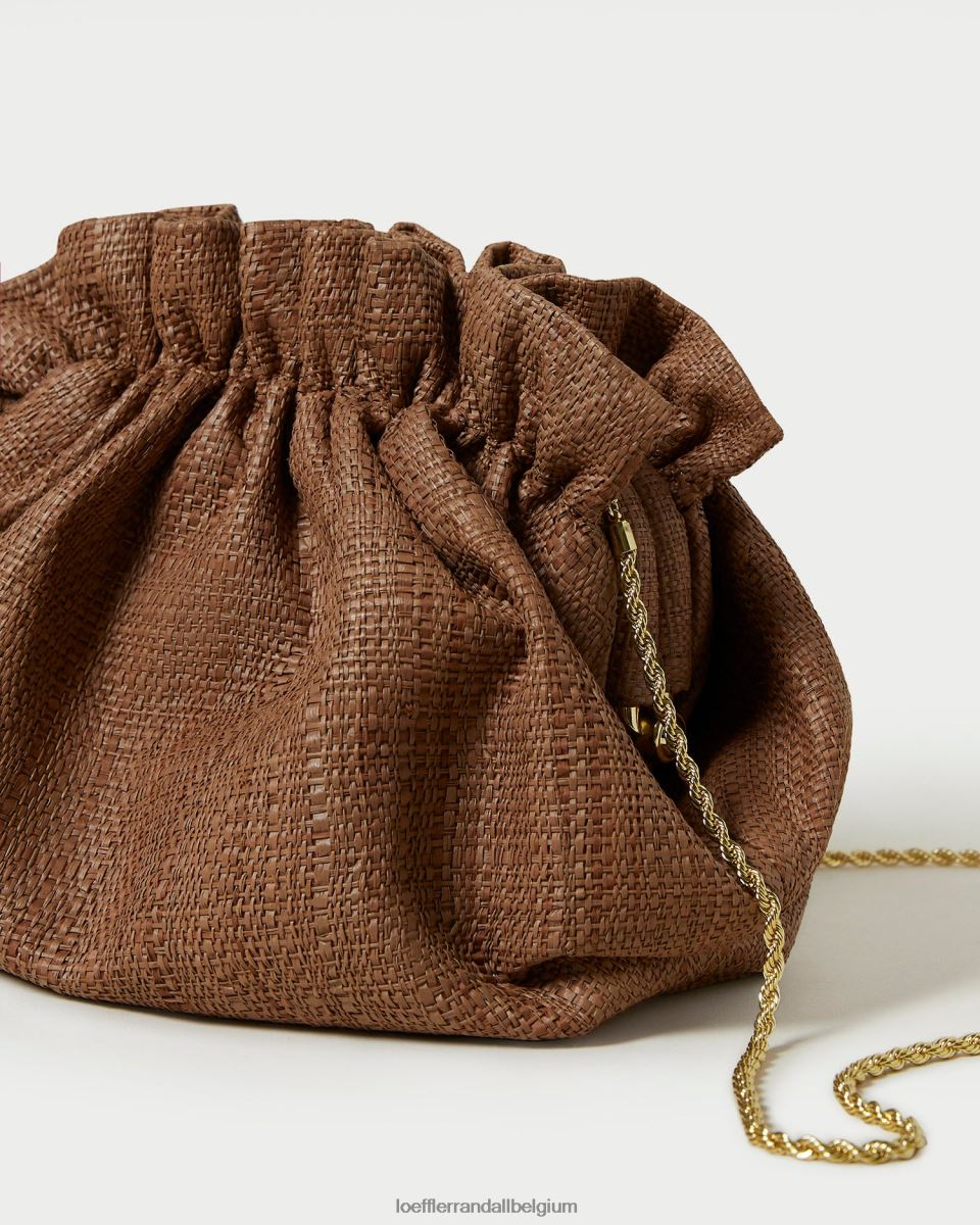 Sacs Loeffler Randall mini pochette willa brun femmes 04V42L372