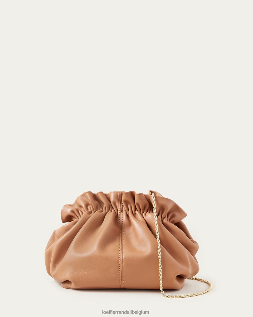 Sacs Loeffler Randall mini pochette willa sable foncé femmes 04V42L347
