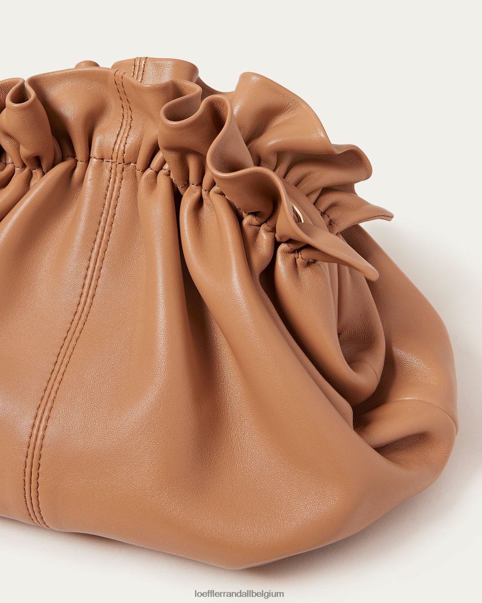 Sacs Loeffler Randall mini pochette willa sable foncé femmes 04V42L347