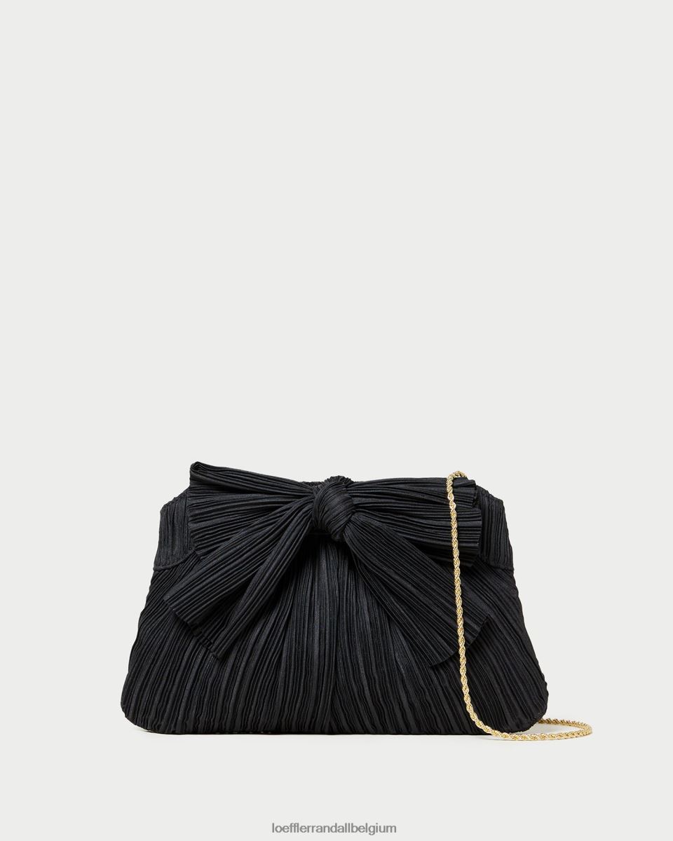 Sacs Loeffler Randall pochette à nœud Rayne noir femmes 04V42L350