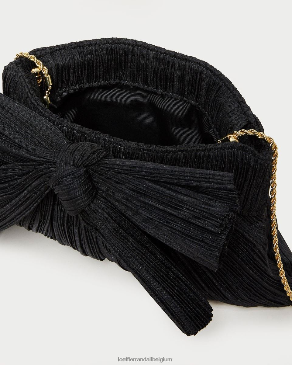 Sacs Loeffler Randall pochette à nœud Rayne noir femmes 04V42L350
