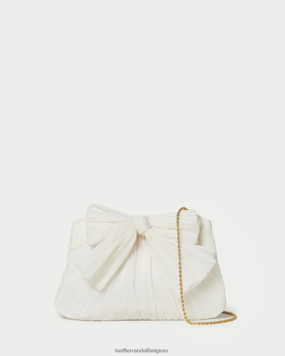 Sacs Loeffler Randall pochette à nœud Rayne perle femmes 04V42L341