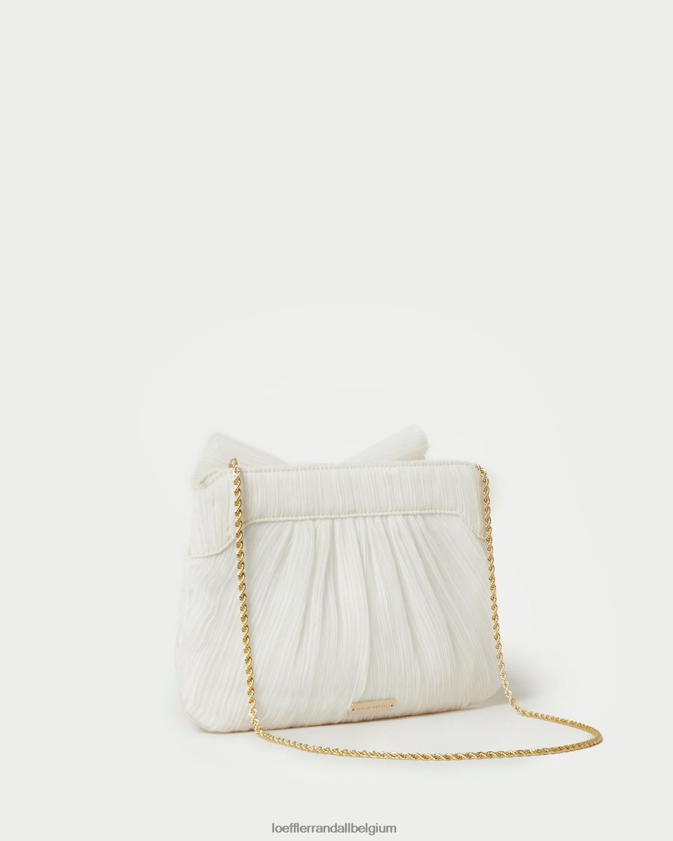 Sacs Loeffler Randall pochette à nœud Rayne perle femmes 04V42L341