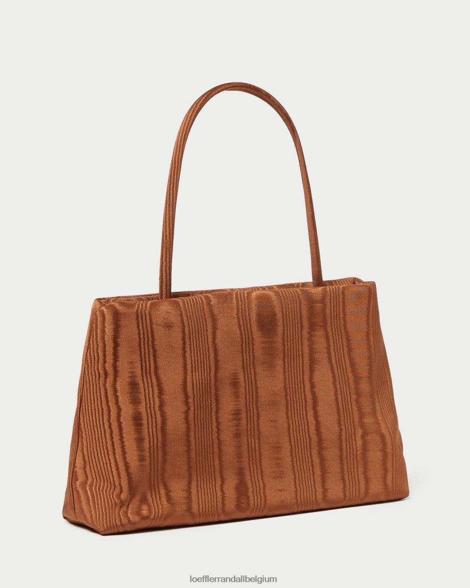Sacs Loeffler Randall pochette à nœud bouffant iona noix de muscade femmes 04V42L379