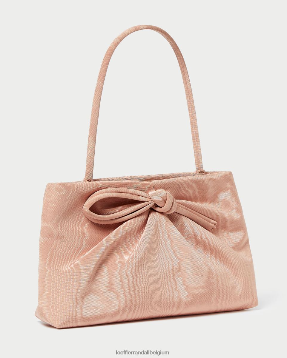 Sacs Loeffler Randall pochette à nœud bouffant iona rougir femmes 04V42L378