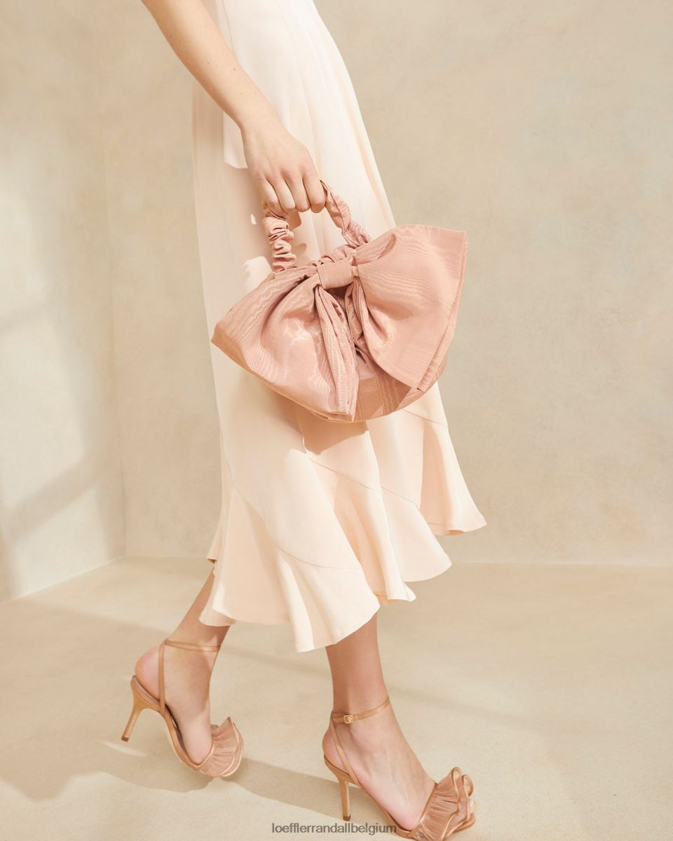 Sacs Loeffler Randall pochette à petit nœud Sierra rougir femmes 04V42L381